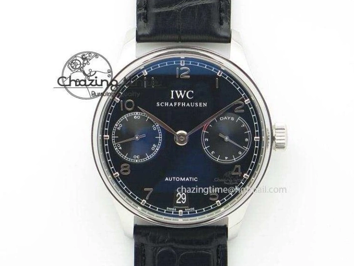 MIROTIME 0203 Portuguese Real PR IW500106 ZF 1:1 Best Edition Grey Dial On Black Leather Strap A52010 V Versatile 7306